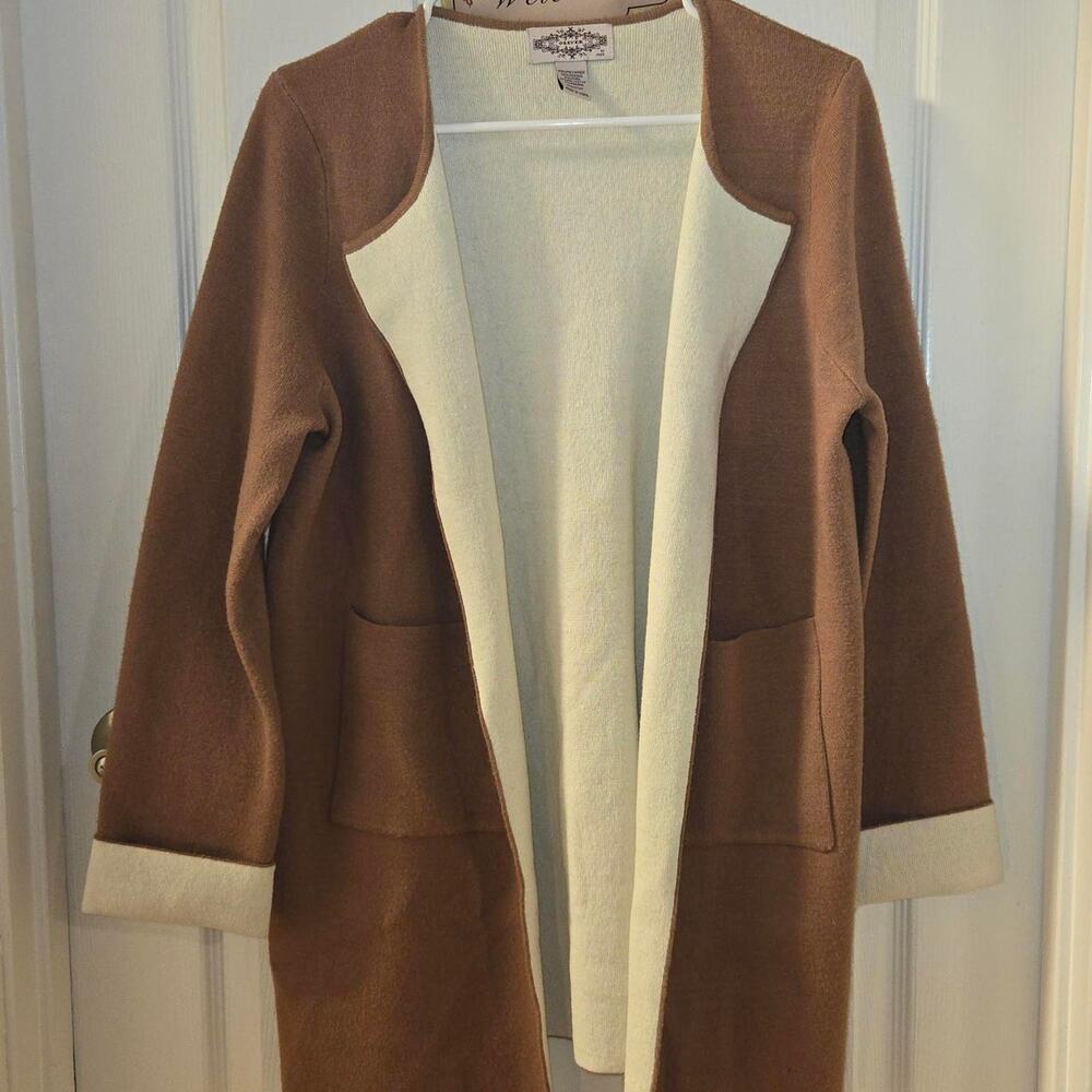 Anthropologie Oliver by Escio Wool Blend Open Cardigan